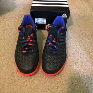 Adidas Indoor Soccer Shoes - Men's ACE 15.1 CT,  Black and Orange, Size 9.5